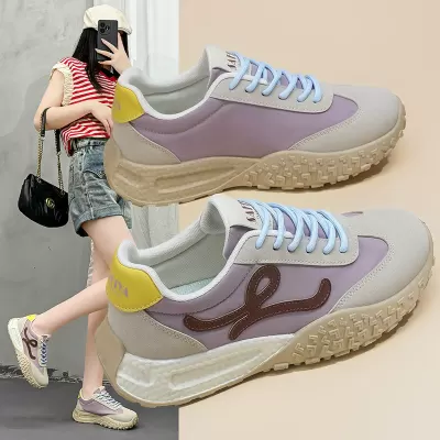 Deutsch Shoes Women 2025 Summer New Breathable Light Soft Sole Casual Height Increasing Leather Sneakers · YANYAN China shoe factory