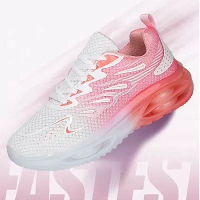 Wholesale Women's Mesh Travel Shoes, Breathable Lightweight Casual Running Sneakers for Moms · YANYAN China shoe factory
