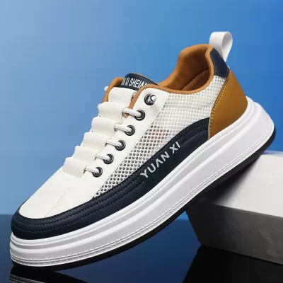 Men's Flyknit Breathable Shoes Lightweight Sports Shoes Drop Shipping Large Size Casual Mesh Shoes