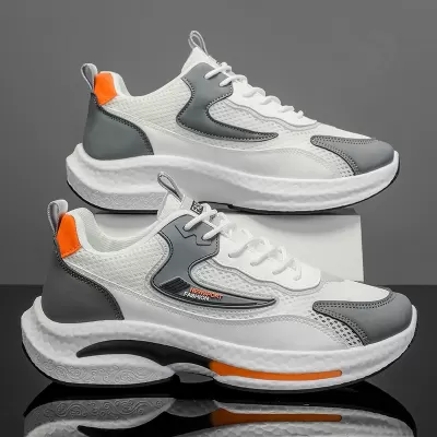 2026 Winter Neue Herren Atmungsaktive Freizeit Mesh Schuhe, Weiche Sohle Vielseitige Lauf-Sneaker · YANYAN China shoe factory