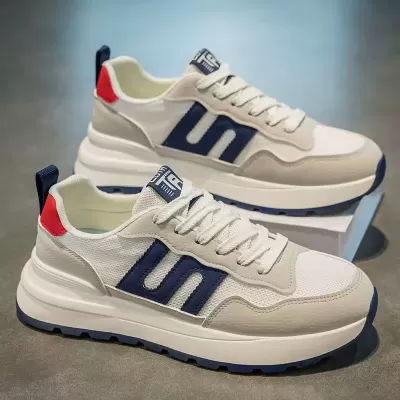 Tênis Casuais Respiráveis de Malha para Homem Inverno 2026 Sola Grossa Sapatos Estudante · YANYAN China shoe factory