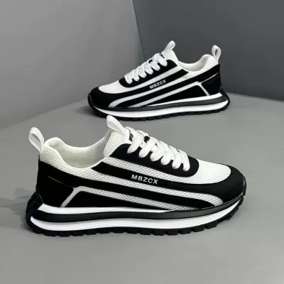 حذاء رجال شبكي عصري كاجوال رياضي جديد ربيع 2026 بنعل سميك · YANYAN China shoe factory