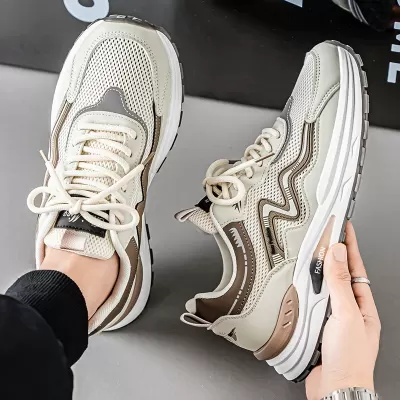 Men's Winter Breathable Sandals Casual Hollow Mesh Soft Sole Anti-Slip Running Shoes · YANYAN China shoe factory