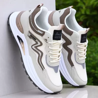 Men's Winter Breathable Sandals Casual Hollow Mesh Soft Sole Anti-Slip Running Shoes