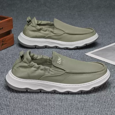 Men's Ice Silk Canvas Winter Slip-On Casual Sports Shoes Old Beijing Cloth Shoes · YANYAN China shoe factory