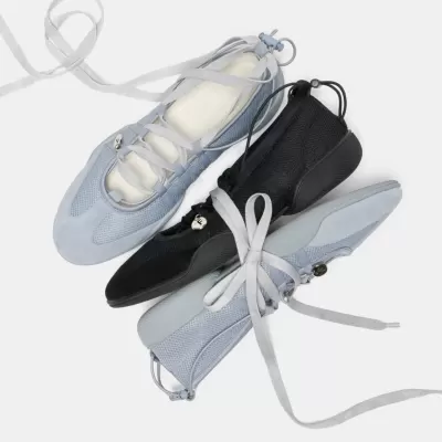 Women's Korean Lace-Up Mary Jane Shoes 2025 Sporty Platform Sneakers · YANYAN China shoe factory