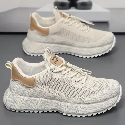 Men's Breathable Mesh Casual Shoes Slip-on Soft Sole Sports Shoes 2026 New 5584