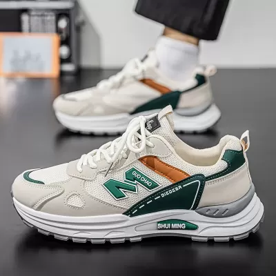 Chaussures de sport homme été, en mesh simple couche respirant, décontractées, semelle souple, antidérapantes, chaussures de running père · YANYAN China shoe factory