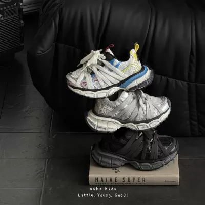 XSHX Paris heavy dirty dad shoes autumn double mesh unisex spider web lace hook-and-loop sport · YANYAN China shoe factory