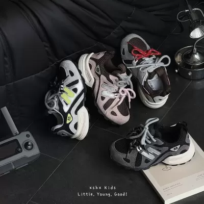 XSHX functional children's sport shoes cushioning thin sole unisex autumn new hook-and-loop mountain hiking · YANYAN China shoe factory