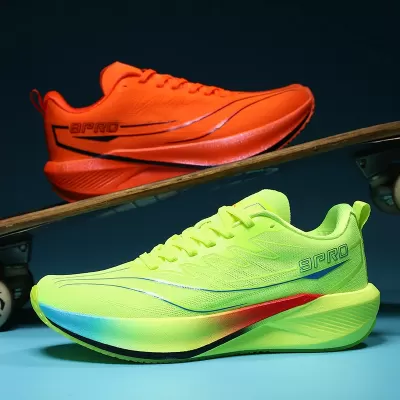 Nouvelles chaussures de course professionnelles pour hommes, antidérapantes été, amorti, légères, marathon · YANYAN China shoe factory