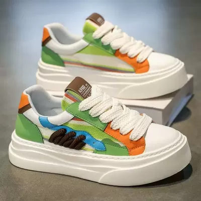 Men's 2026 German Training Shoes Unique Design Color Block College Style Dad Youth Trendy Sneakers · YANYAN China shoe factory