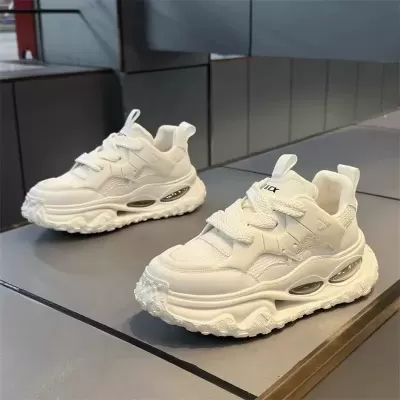 Men's Winter Breathable Mesh Casual Height Increasing Dad Shoes Youth Running Cushion Sneakers · YANYAN China shoe factory
