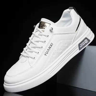 Men's Slip-on Shoes 2026 Spring Autumn White Casual Sneakers Lightweight Breathable 5590