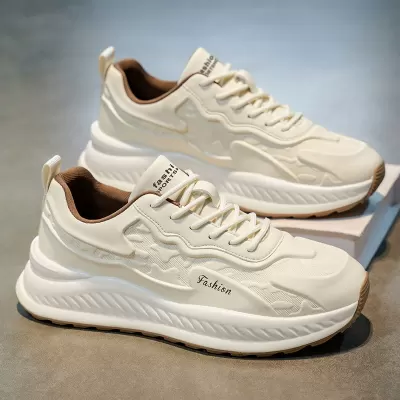Men's Winter 2026 New Thick Sole Heightening Casual Running Sneakers Breathable Dad Shoes