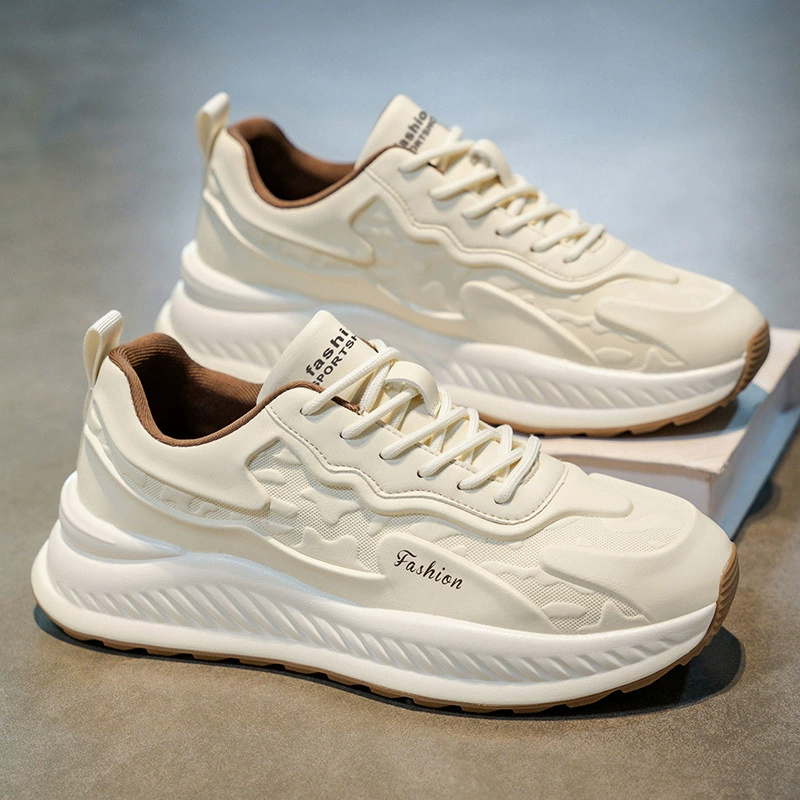 Men's Winter 2026 New Thick Sole Heightening Casual Running Sneakers Breathable Dad Shoes