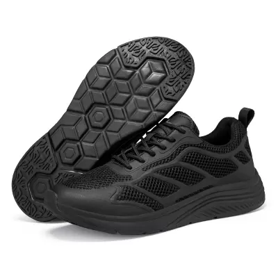 Cross-Border New Mesh Anti-Slip Training Shoes, Breathable Lightweight Lace-Up Men · YANYAN China shoe factory