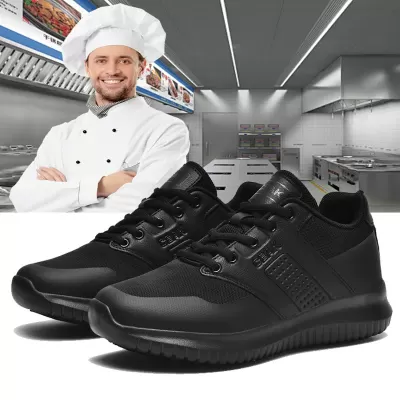 Cross-Border Chef Anti-Slip Shoes, Waterproof Oil-Proof Soft Sole Kitchen Work