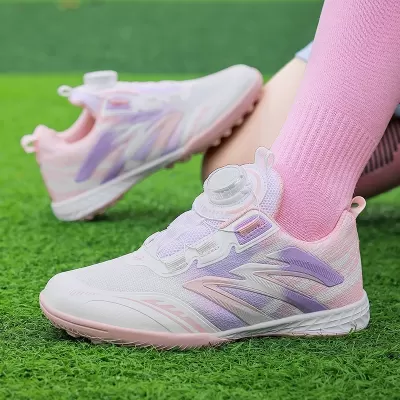 New Kids Mesh Soccer Shoes TF Studs Girls Boys Training Breathable Wholesale · YANYAN China shoe factory