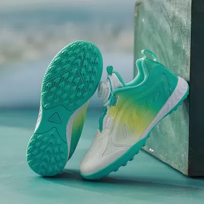 New Students Mesh Soccer Shoes TF Studs Training Kids Breathable Outdoor Sports · YANYAN China shoe factory