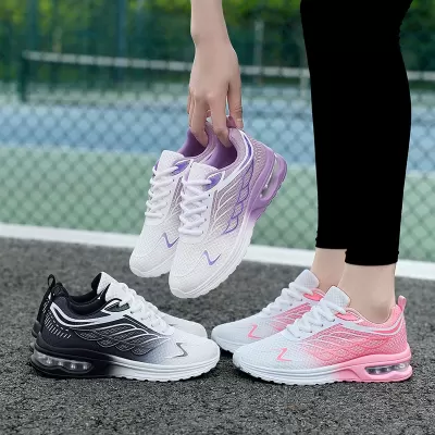 Export Size 41-42 Women's Air Cushion Running Shoes, Breathable Mesh Lightweight
