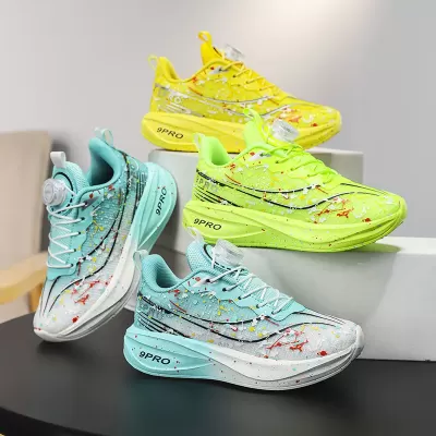 2025 New Kids Colorful Sports Shoes, Boys Street Style Breathable Rotating Buckle · YANYAN China shoe factory