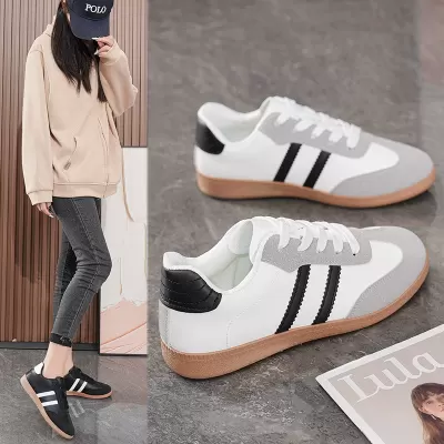 Deutsch Shoes Women 2025 Summer New Breathable White Korean Flat Casual Sneakers · YANYAN China shoe factory