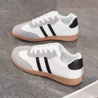 Deutsch Shoes Women 2025 Summer New Breathable White Korean Flat Casual Sneakers