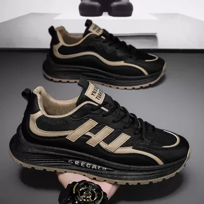 Herren Chunky Dad Sneakers, dicke Sohle, atmungsaktiv, Studenten Freizeit Sportschuhe, Frühjahr 2026 · YANYAN China shoe factory