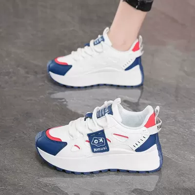 2025 Fall New Casual Height Increasing Thick Sole Dad Shoes Korean Student Sports Shoes Women · YANYAN China shoe factory