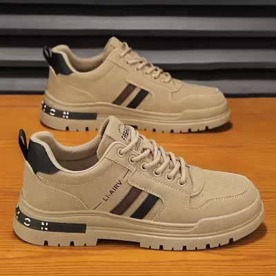 Men's 2026 Spring New Work Site Casual Labor Board Shoes Work Anti-Slip Wear-Resistant Shoes