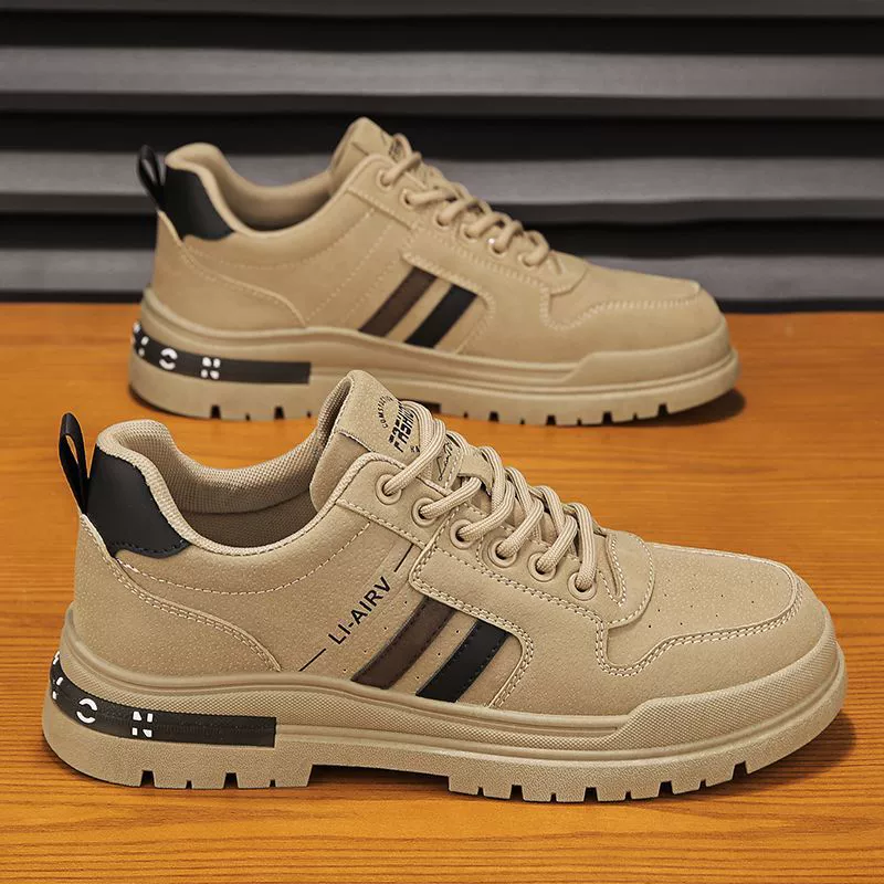 Men's 2026 Spring New Work Site Casual Labor Board Shoes Work Anti-Slip Wear-Resistant Shoes