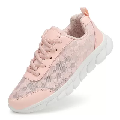 Versatile White Sneakers for Women, Lightweight Soft Sole Running Shoes Breathable Casual Summer