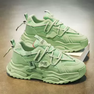Men's Spring 2026 Mesh Thick Sole Casual Running Dad Shoes Fashion Sneakers · YANYAN China shoe factory