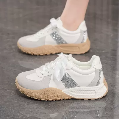 German Training Shoes Women Spring Autumn Breathable Korean Thick Soft Sole Sports Casual Dad Shoes · YANYAN China shoe factory