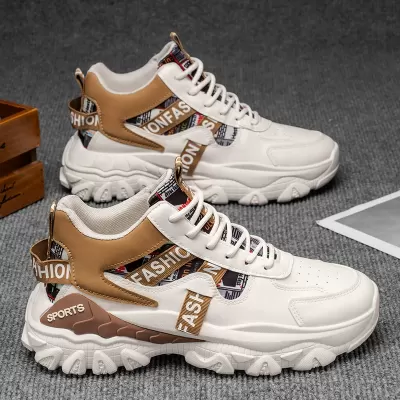 Tênis de Moda Casuais para Corrida, Sola Grossa Cano Alto, Inverno, Masculino · YANYAN China shoe factory