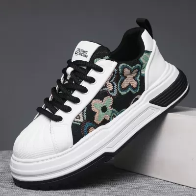 Men's Autumn Winter 2025 New Fashion Sneakers Retro Embroidery Casual Comfort 5613 · YANYAN China shoe factory