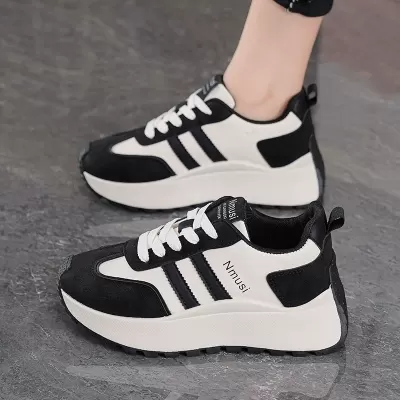 2025 Fall Women's Breathable Onitsuka Tiger Korean Thick Sole Height Increase Sports Casual Dad Shoes · YANYAN China shoe factory