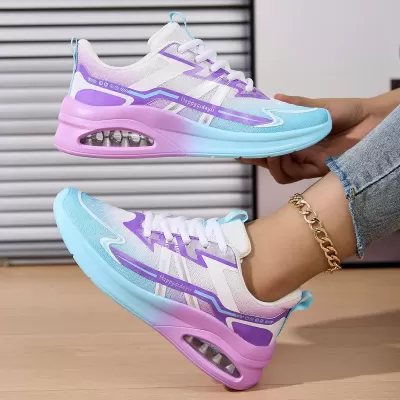 Mesh Printed Women's Casual Sports Shoes Plus Size 42 Running Training Sneakers