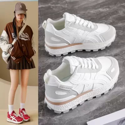 Women's Chunky Sneakers 2025 Fall Thick Sole Lightweight Comfortable Casual Shoes