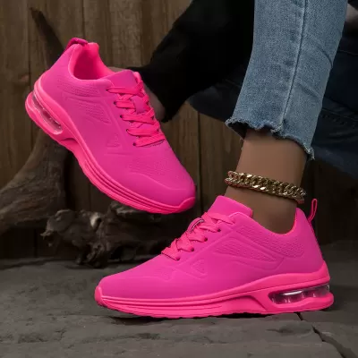 Women's Leather Waterproof Running Shoes New Fall Lightweight Comfortable Teen Girls Sneakers · YANYAN China shoe factory