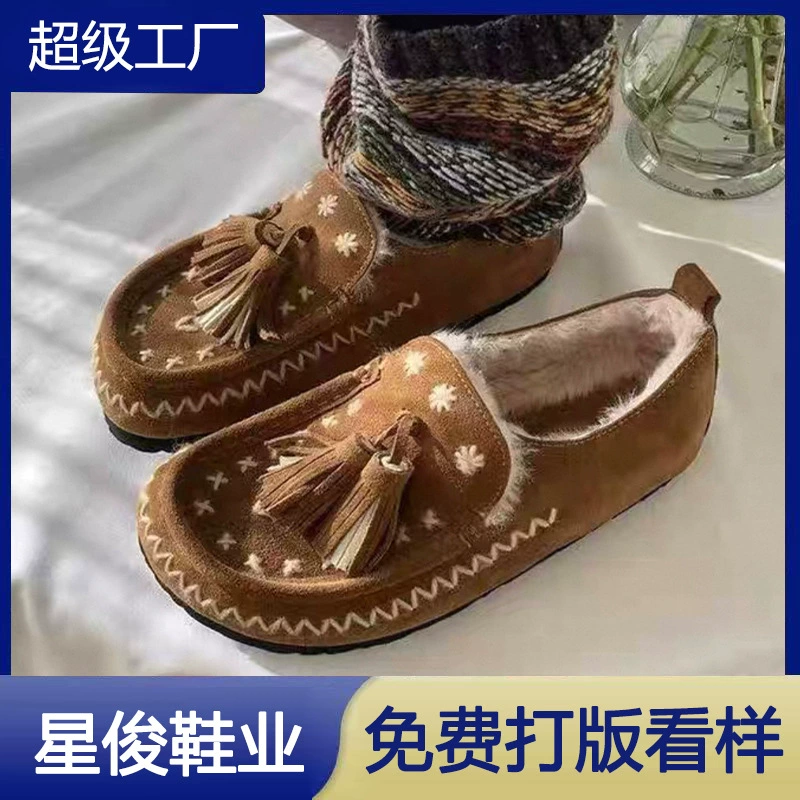 冬季新品~手工刺绣加绒包头勃肯鞋女2025新款加厚保暖外穿棉鞋
商品复购率28.13%
100+人已